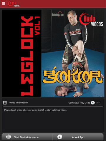 Gokor Leglock Encyclopedia Vol. 1 - Throws and Leglocks - ipad main title screen image