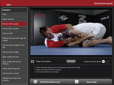 Chris Brennan - King of the Kimura- ipad landscape menu image