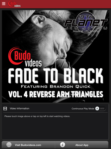 Fade to Black Vol 4 - Reverse Arm Triangles - main title screen image