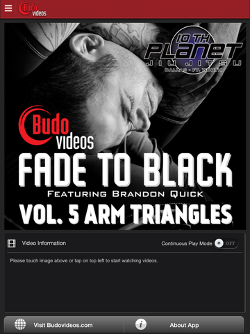 Fade to Black Vol 5 - Arm Triangles - ipad main title screen image