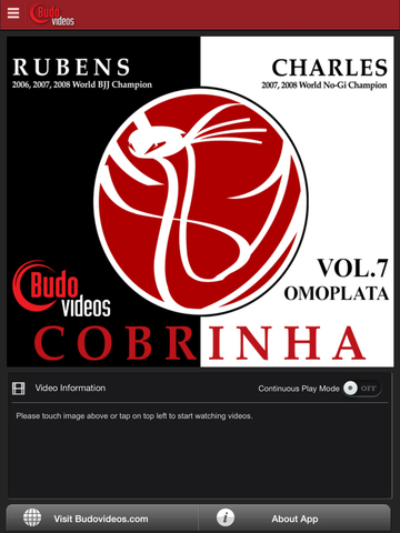 Cobrinha BJJ Vol 7 - Omoplata - main title screen image