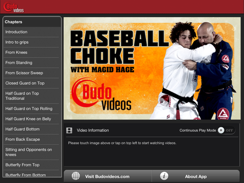 Magid Hage Baseball Choke - ipad landscape menu image
