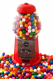 9 Inch Carousel Gumball Machine