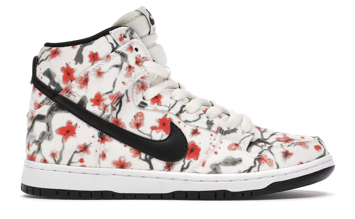 nike sb dunk high cherry blossom