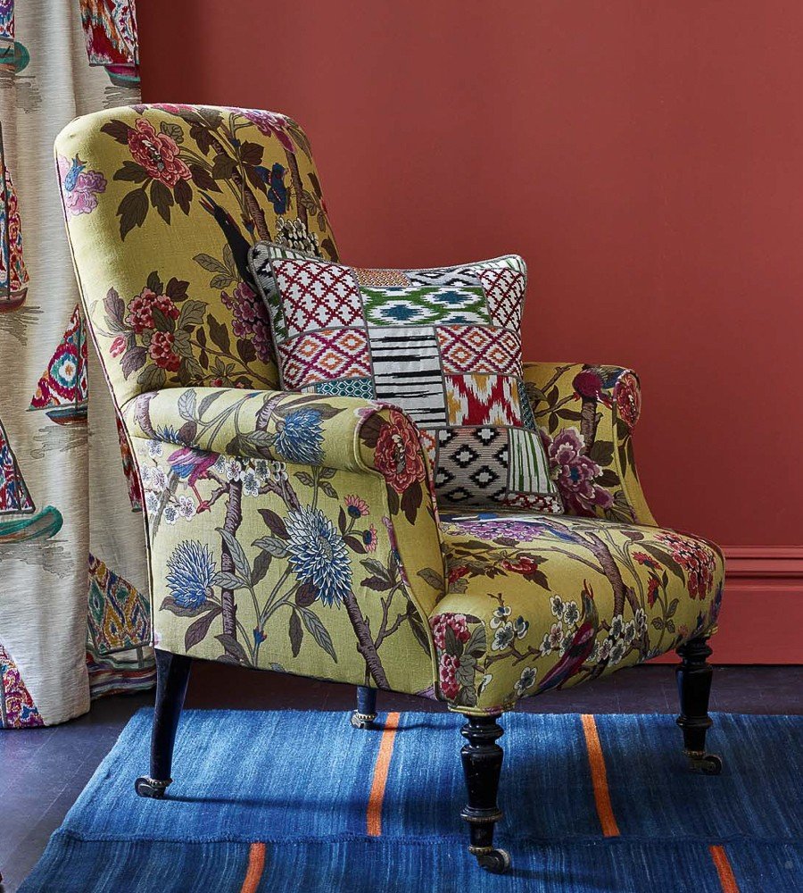 bird fabric chair