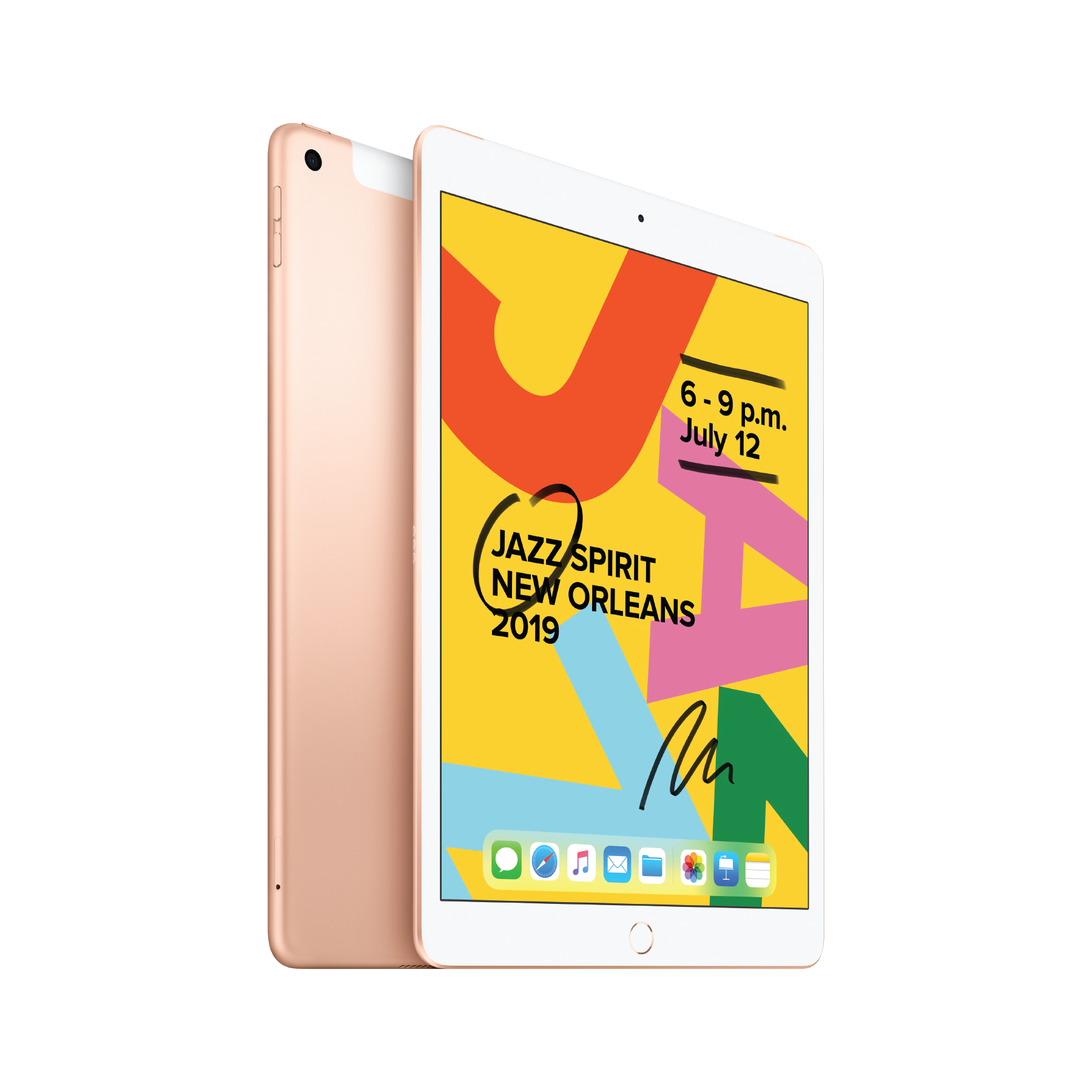 iPad 10.2-inch, 7th generation) Wi-Fi 128GB Gold (Best)