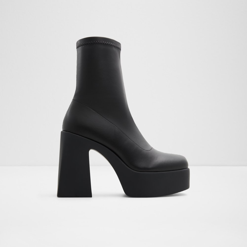 Aldo Women’s Heeled Ankle Boots Grandstep (Black)