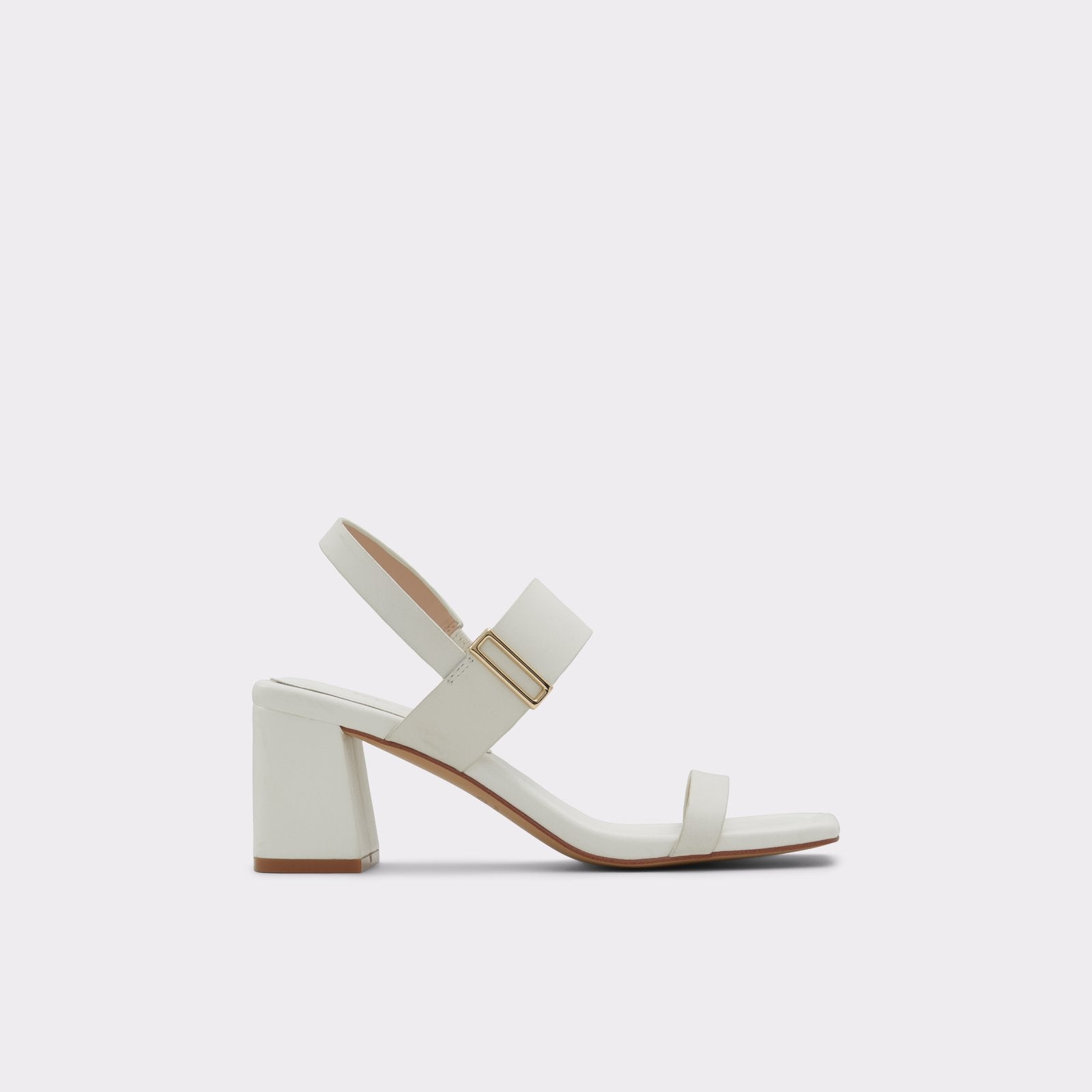 Aldo Women’s Strappy Heeled Sandals Fidles (White)