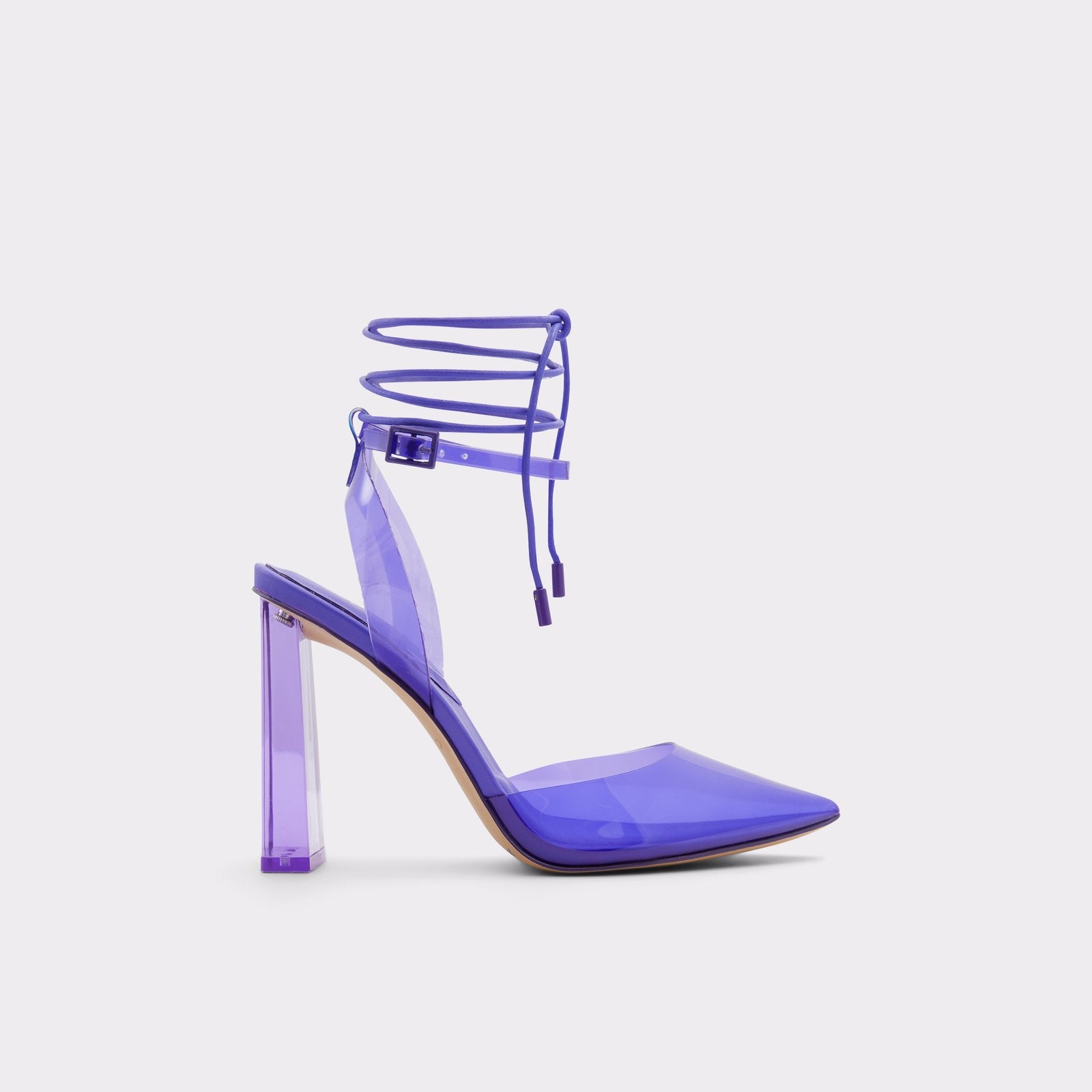 Aldo Women’s Pillow Walk Comfortable Heeled Shoes Tilah (Bright Purple)