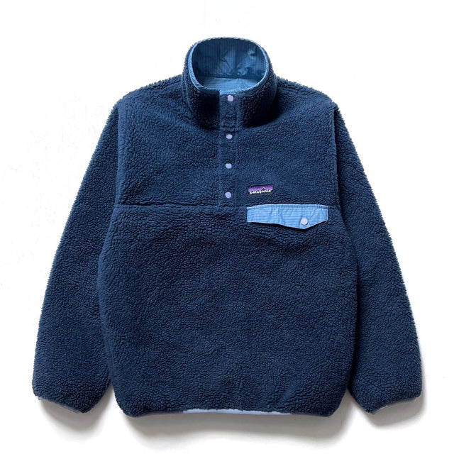 2007 Patagonia Reversible Snap-T, Chalk Blue & Lunar Eclipse (S)