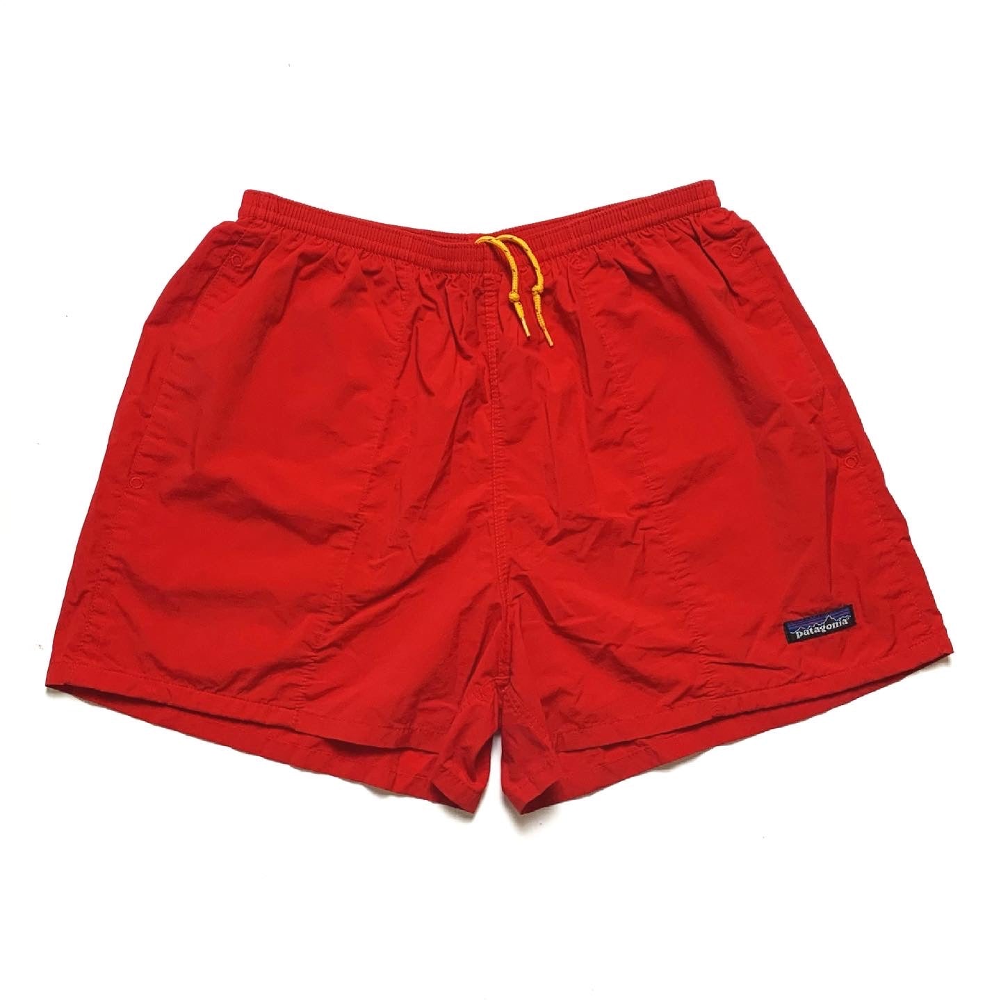 1990s Patagonia 3.5” Baggies Shorts, Red (M)