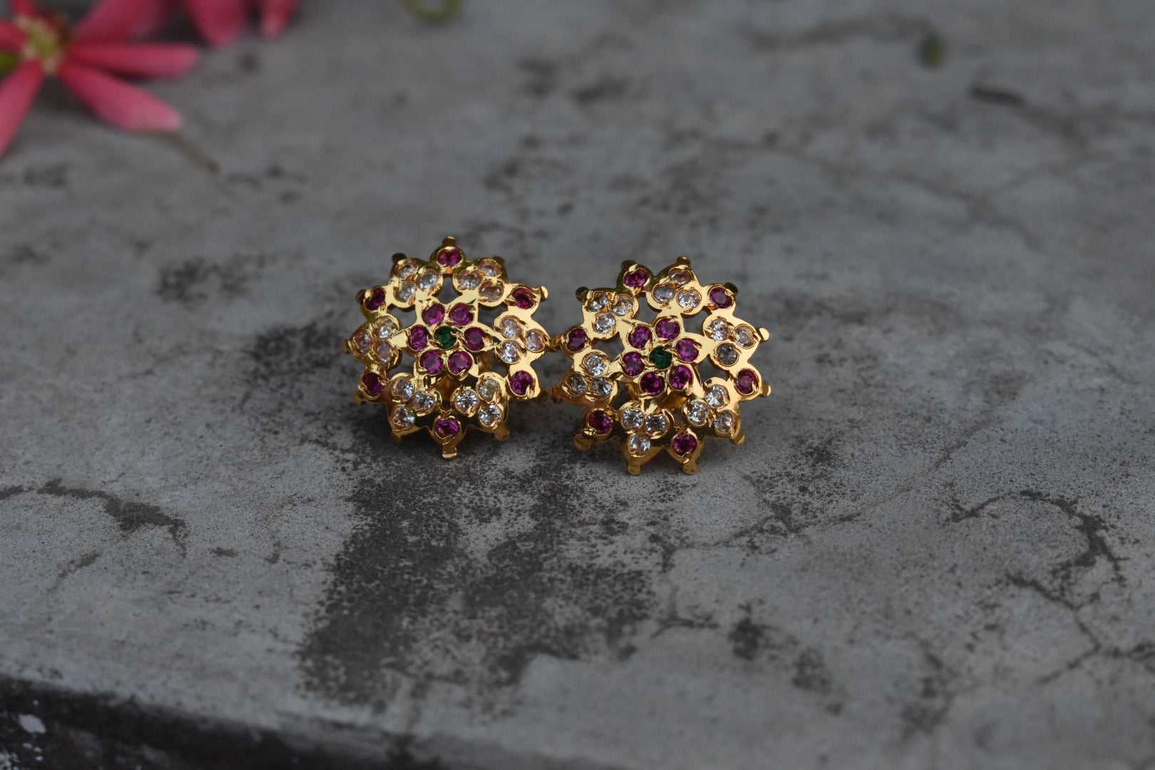 One Gram Gold Daily Wear Kammalu Earrings – Asp fashion jewellery