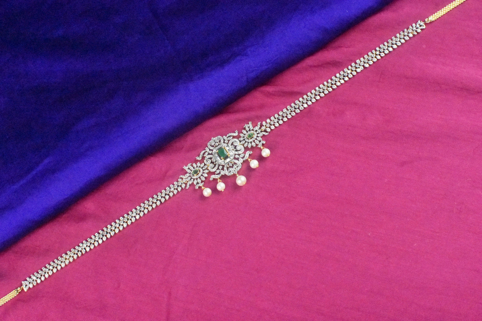 American Diamonds Chain Vaddanam By Asp Fashion Jewellery – Asp ...