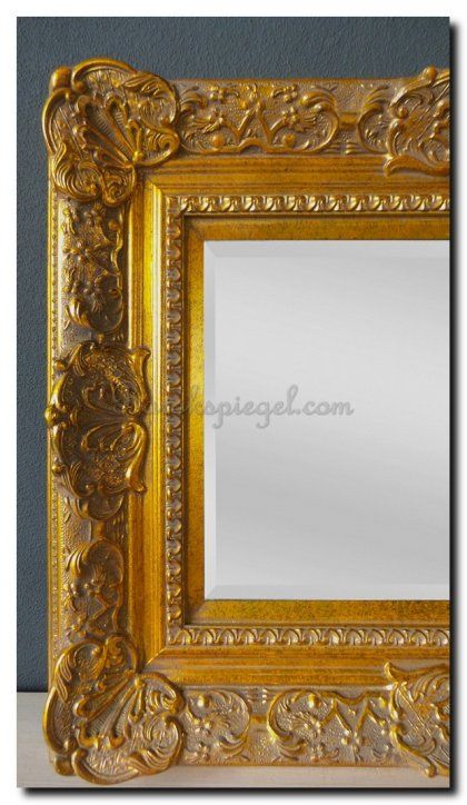 Barok spiegel met gouden lijst - Liam Oletti
