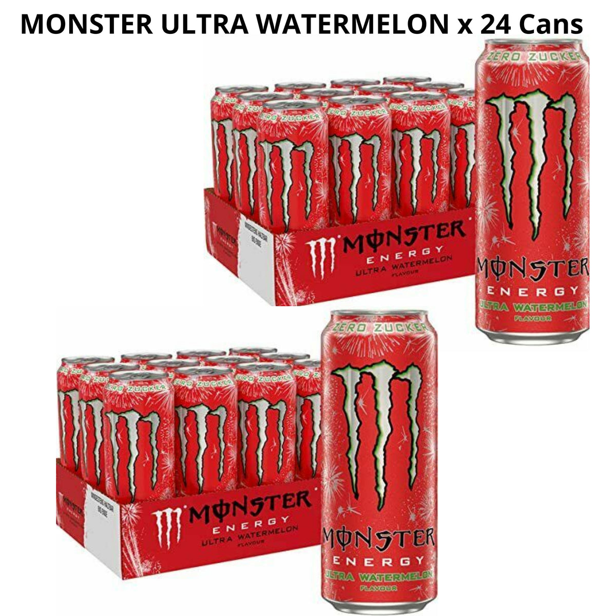 renæssance lastbil triathlete Monster Energy Drink Ultra Watermelon 500ml 24pack – Ajeano