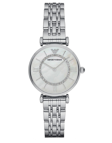 emporio armani ceramica white watch