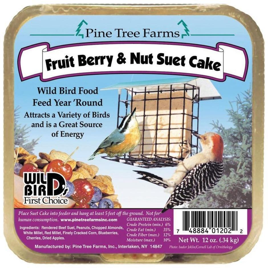 fruit and nut suet