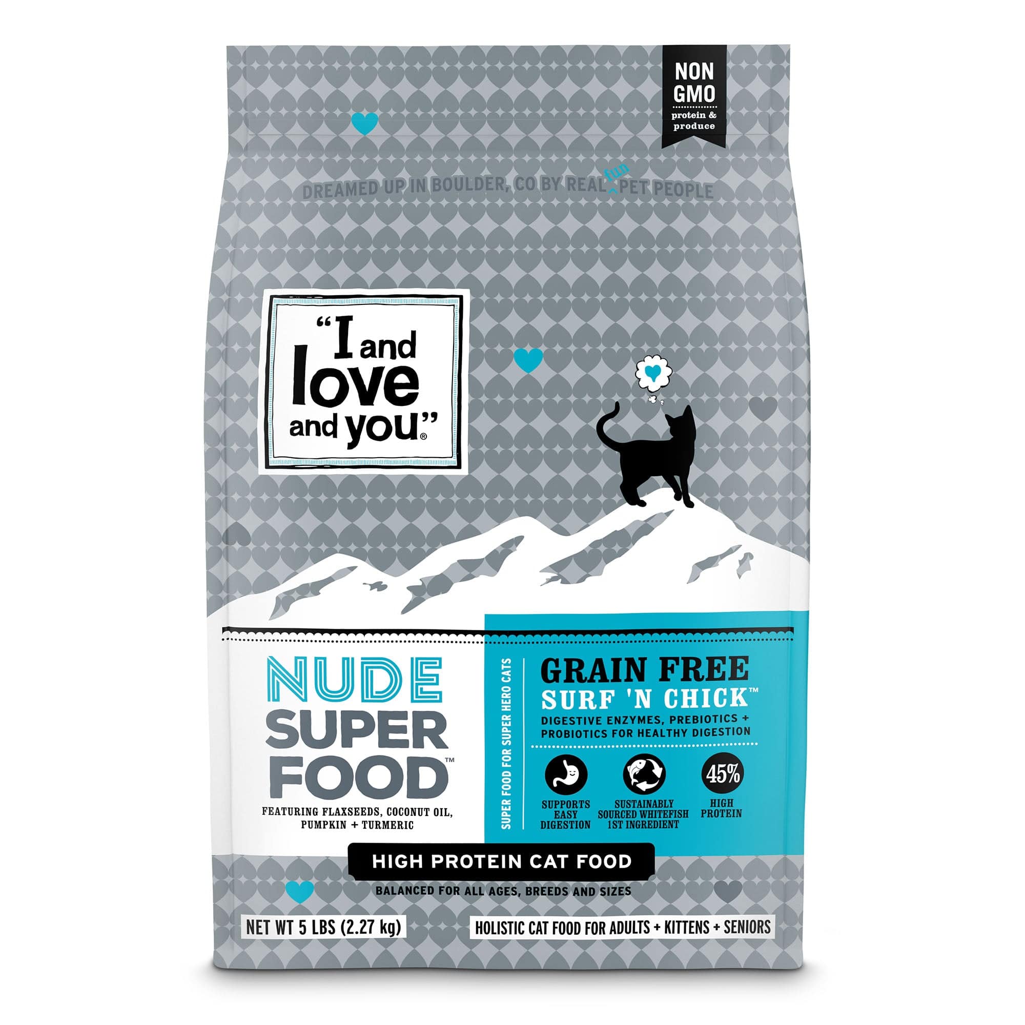 Surf 'n Chick Dry Cat Food | Nude Superfood | I and love and you