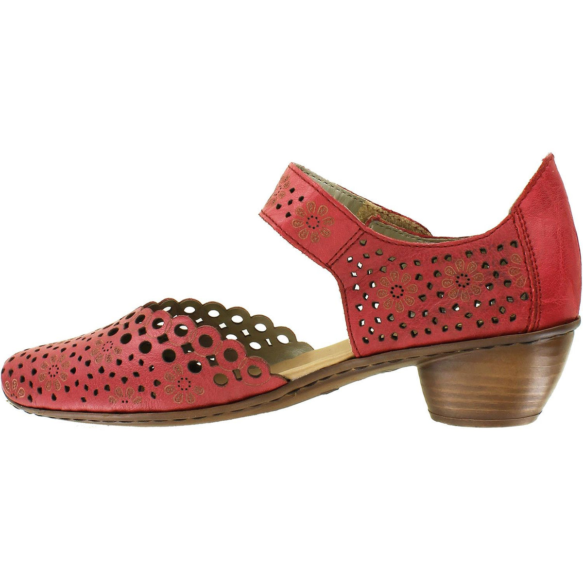 Women's Rieker 43753-33 Mirjam Rosso Footwear