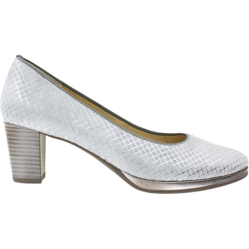 Women's Ara Shoes Ophelia Grey Squarekid Suede