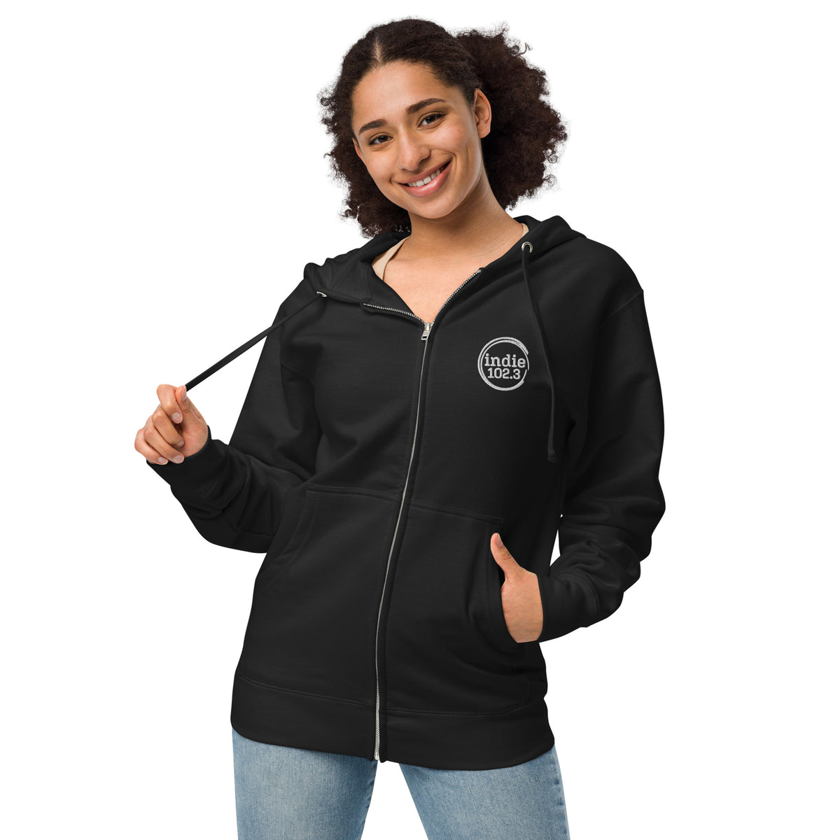 Indie 102.3 Full Zip Hoodie – Colorado Public Radio Shop