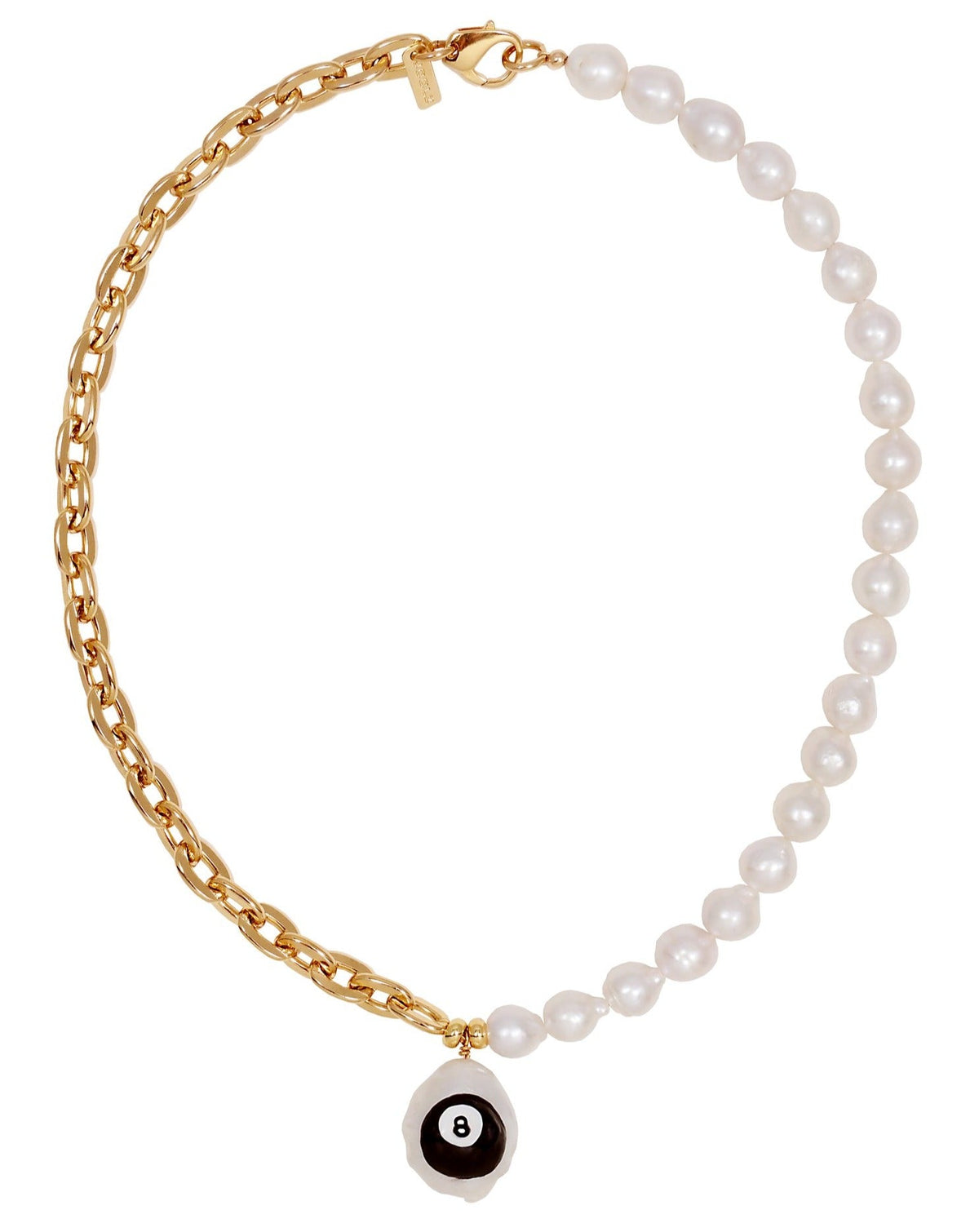 18K Gold Plated Fun Flirt Pearl Necklace