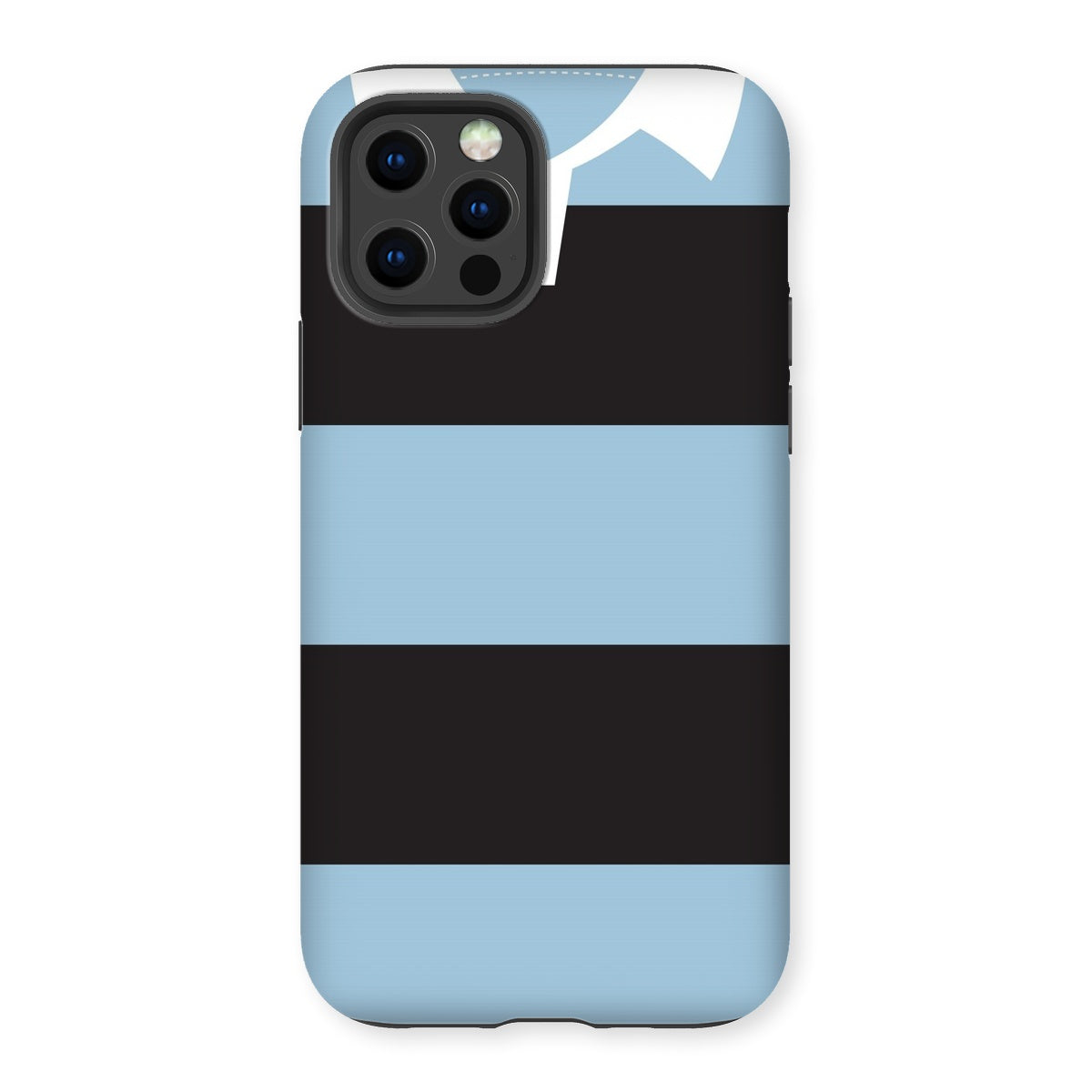 Retro 1980s Cardiff Hooped Rugby Jersey Tough Phone Cases