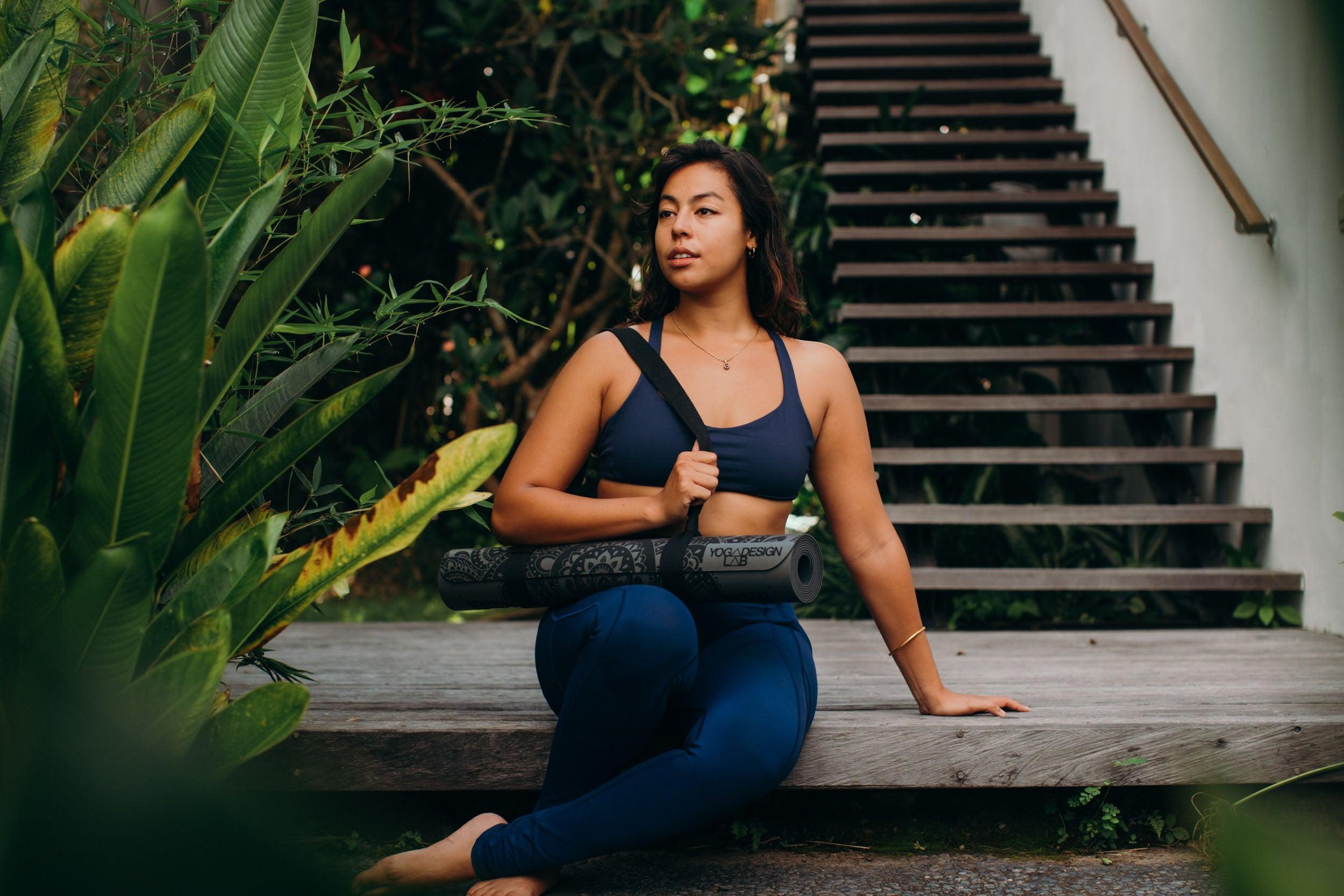 Infinity Yoga Mat 3mm Mandala Charcoal