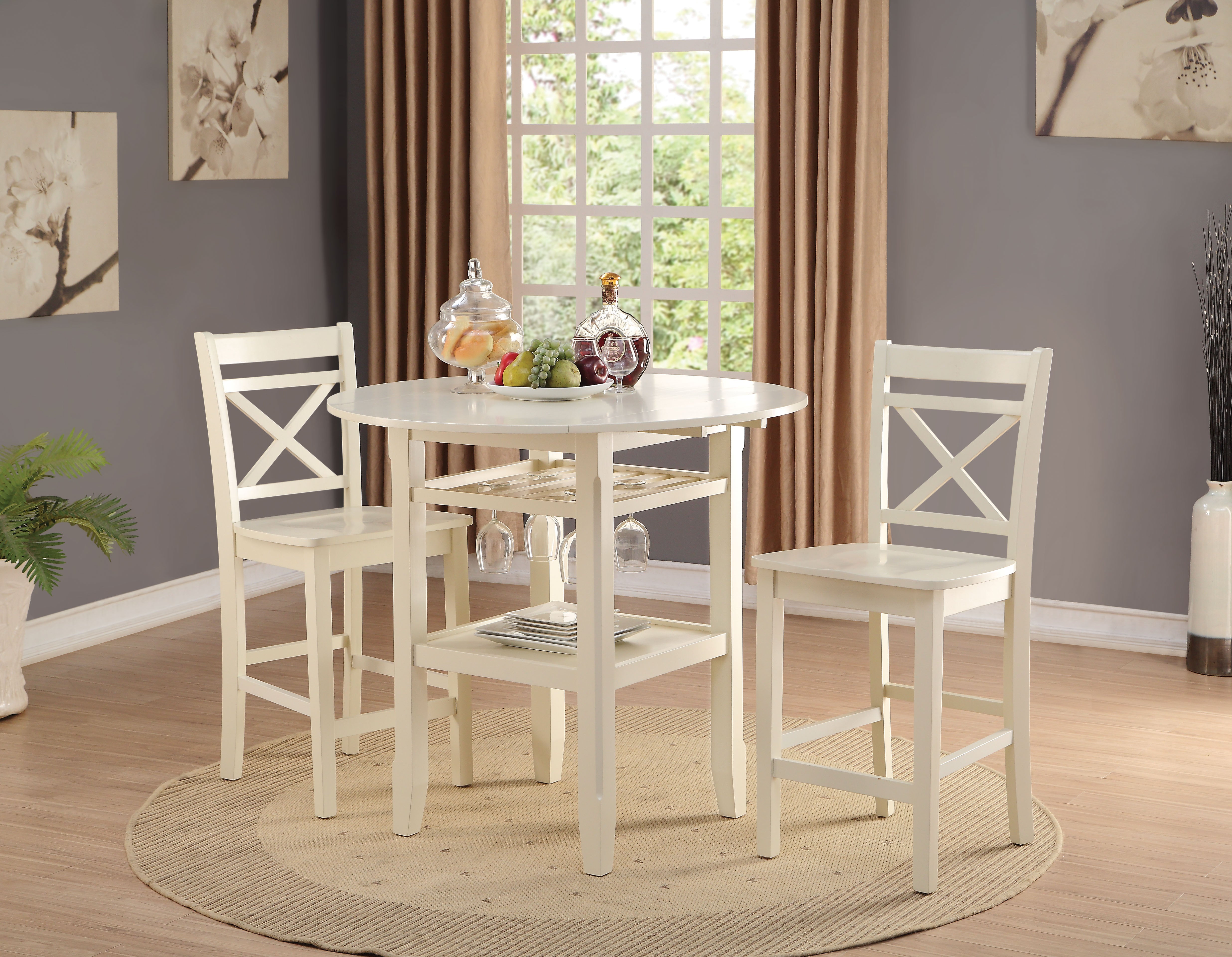 espresso dining chair set