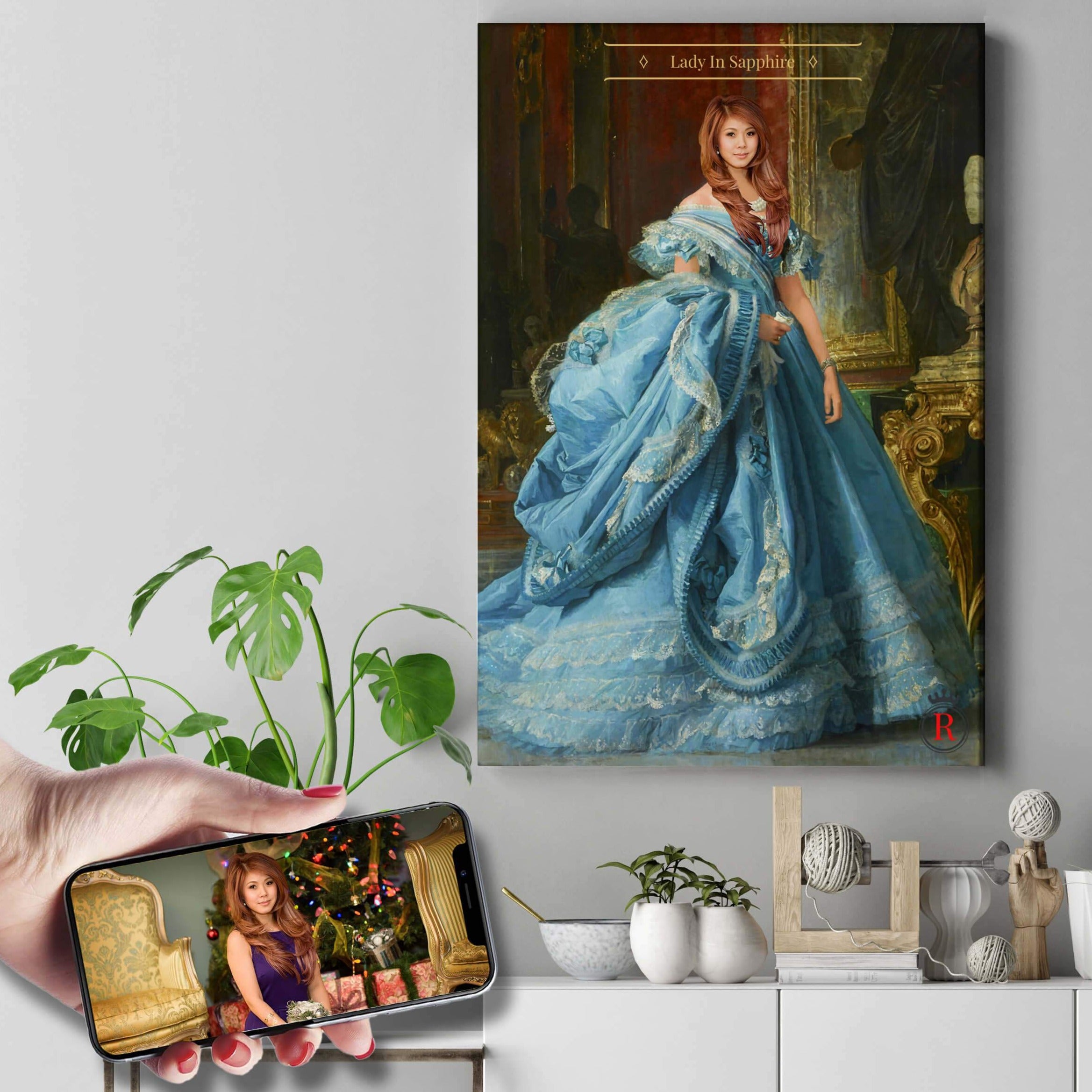 The Lady in Sapphire