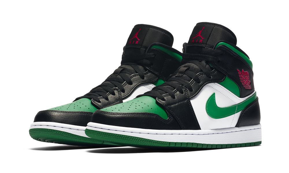Air Jordan 1 Mid Green Toe – Sole Decree