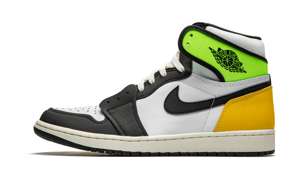 air jordan 1 white black volt