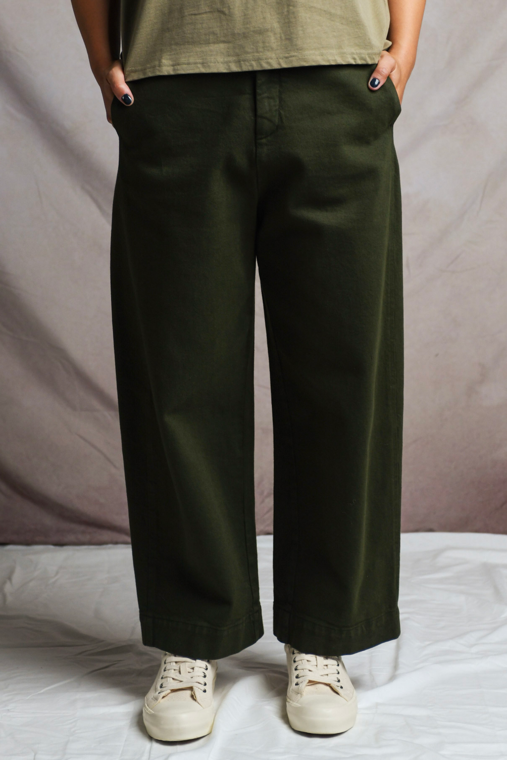 MOI ESTESA PANTS kinari size2シルエットワイド - パンツ