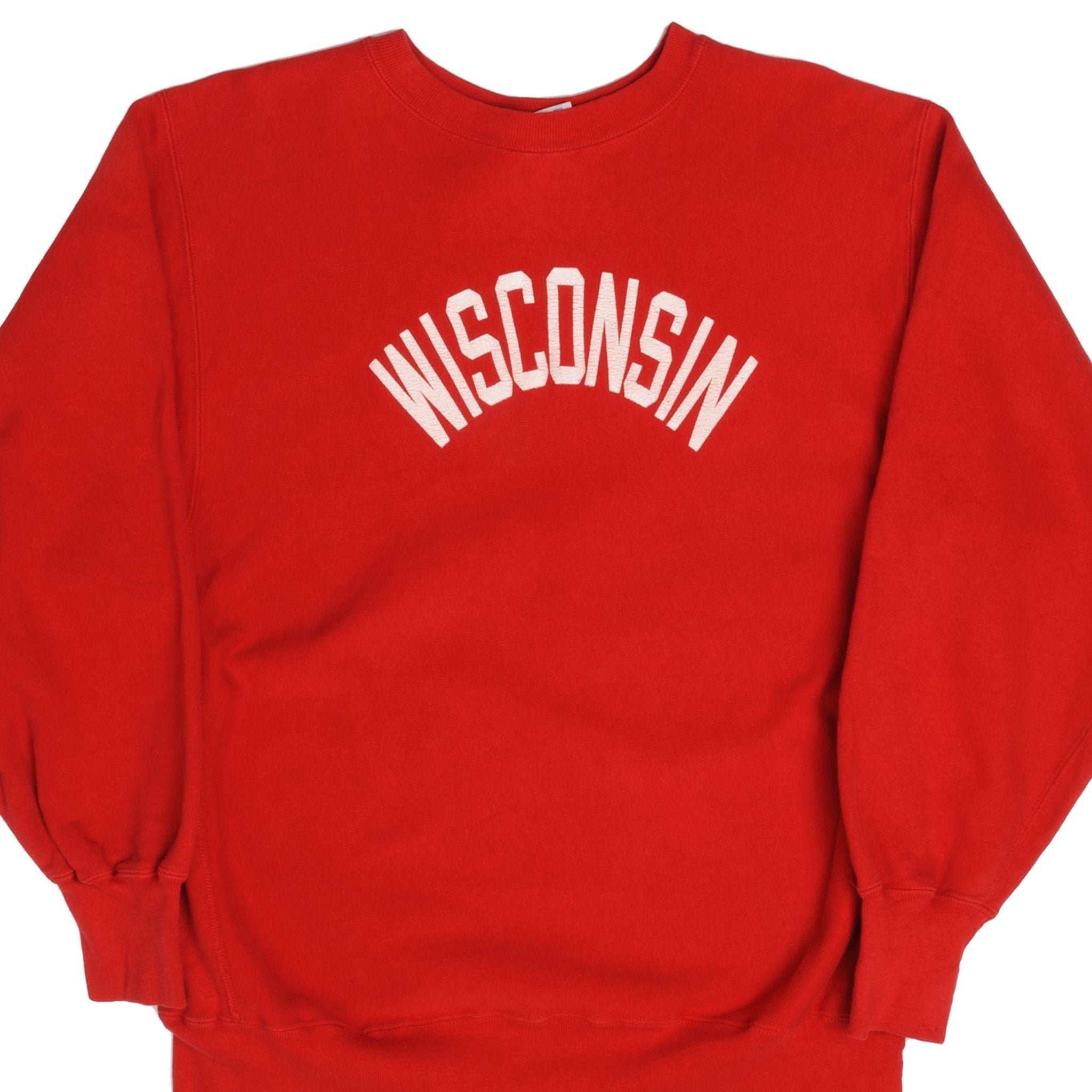 VINTAGE REVERSE WEAVE WISCONSIN UNIVERSITY CHAMPION SWEATSHIRT