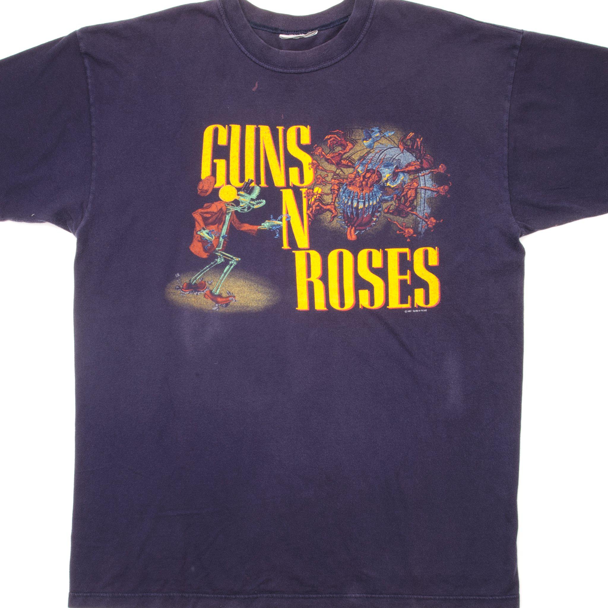 VINTAGE GUNS N ROSES TEE SHIRT 1987 SIZE XL