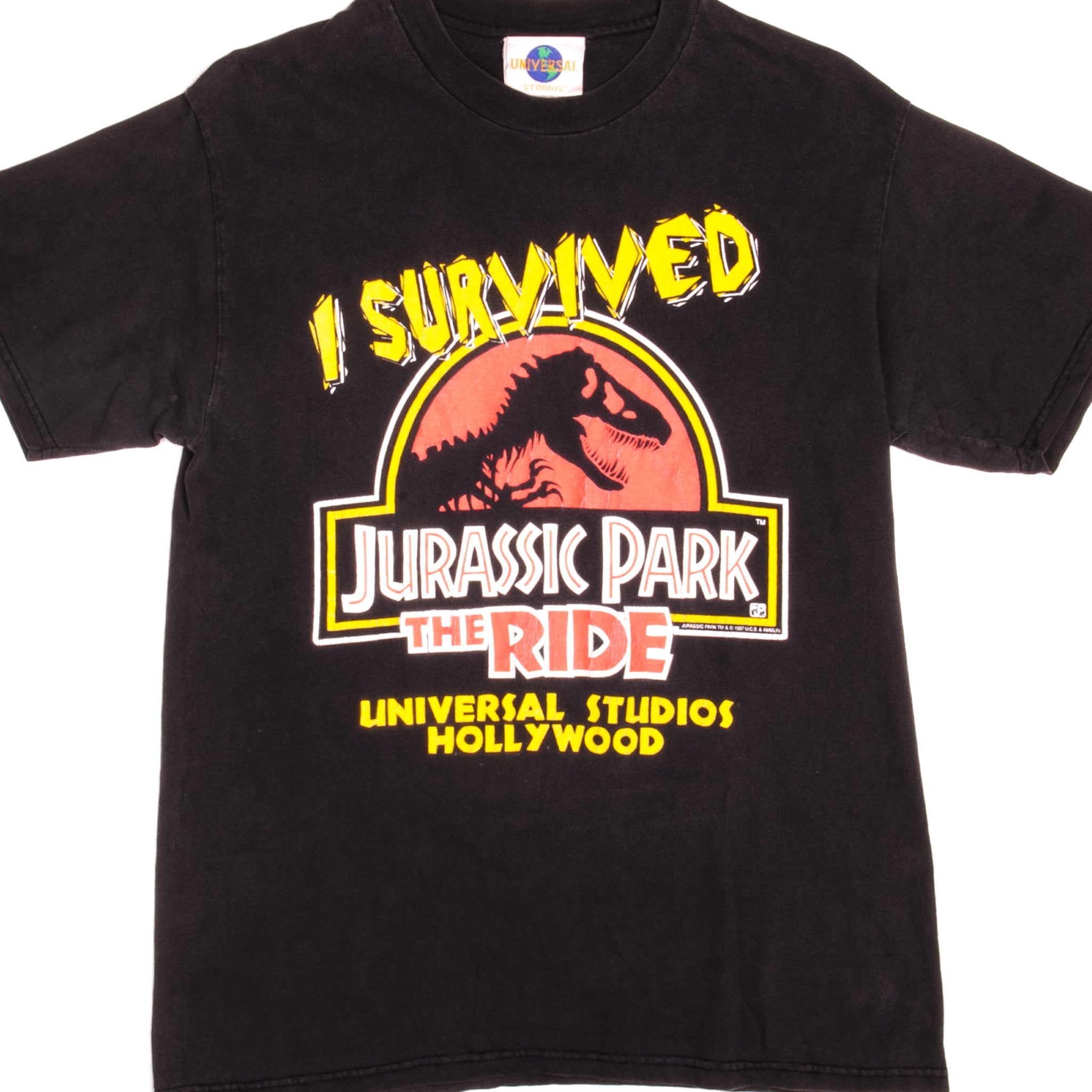 VINTAGE UNIVERSAL STUDIOS JURASSIC PARK TEE SHIRT 1997 SIZE MEDIUM MADE IN  USA