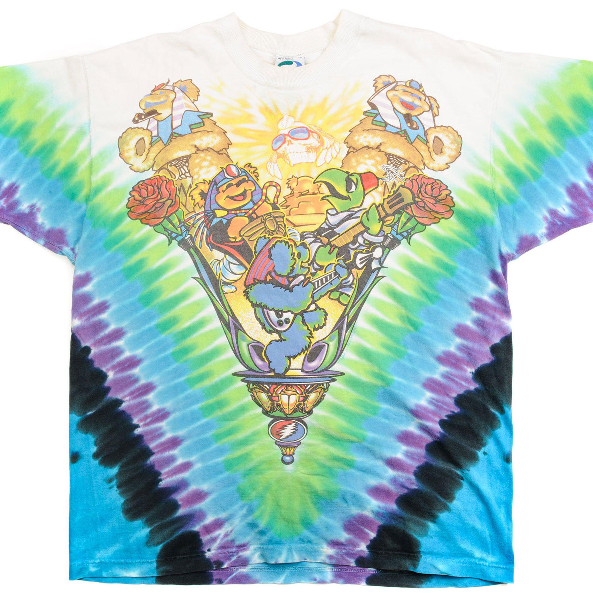 Grateful Dead Spring Training Tie-Dye T-Shirt Tee Liquid Blue