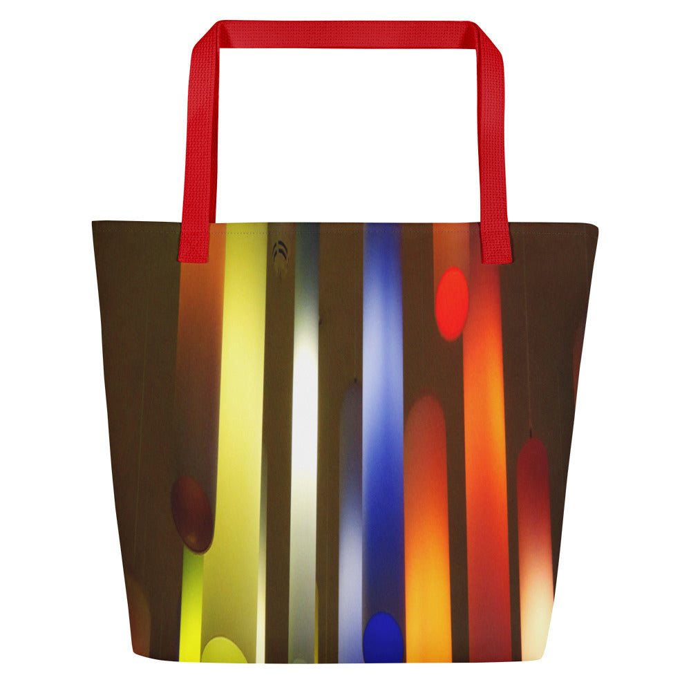 A Light in the Black, Large Tote Bag