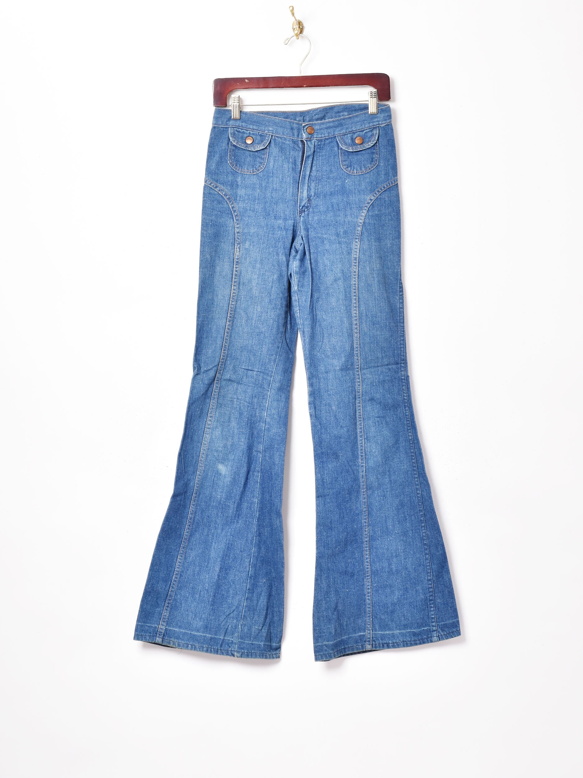 ◯ 70´s ヴィンテージ Wrangler ヒマワリペイント フレアパンツ