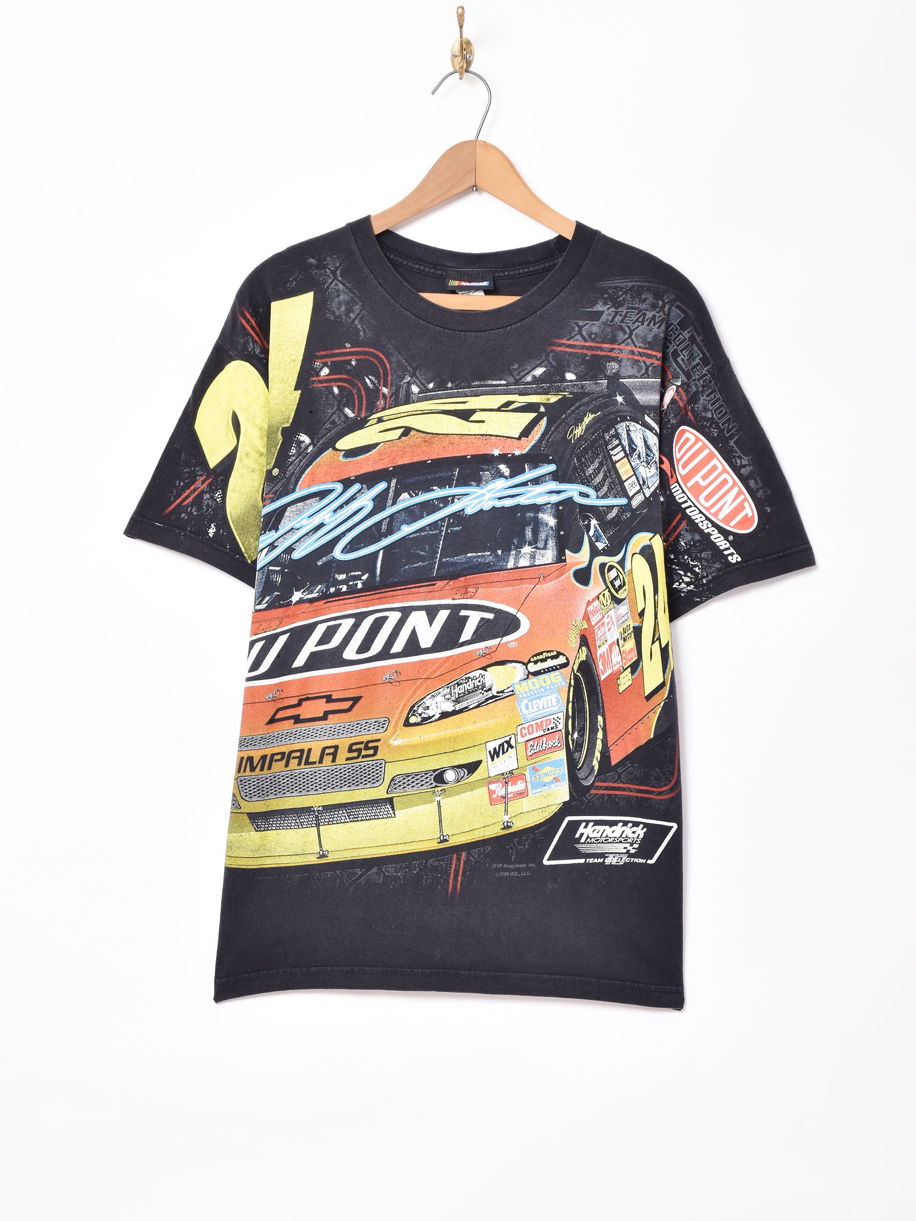 NASCAR総柄プリントTシャツ