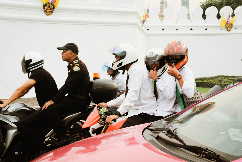 Thai scooters in Bangkok 