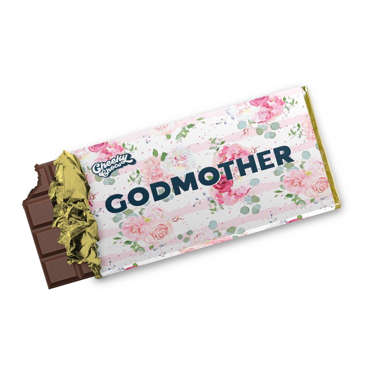 Godmother Novelty Chocolate Wrapper Cheeky Chocs 4006