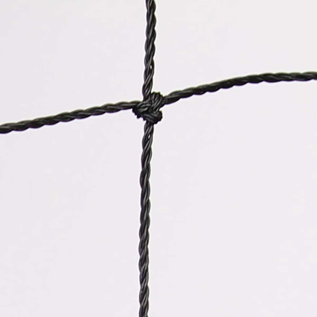 30mm Mesh Black Net Ideal for plant support,ball games.2 x 1.2 metres. 