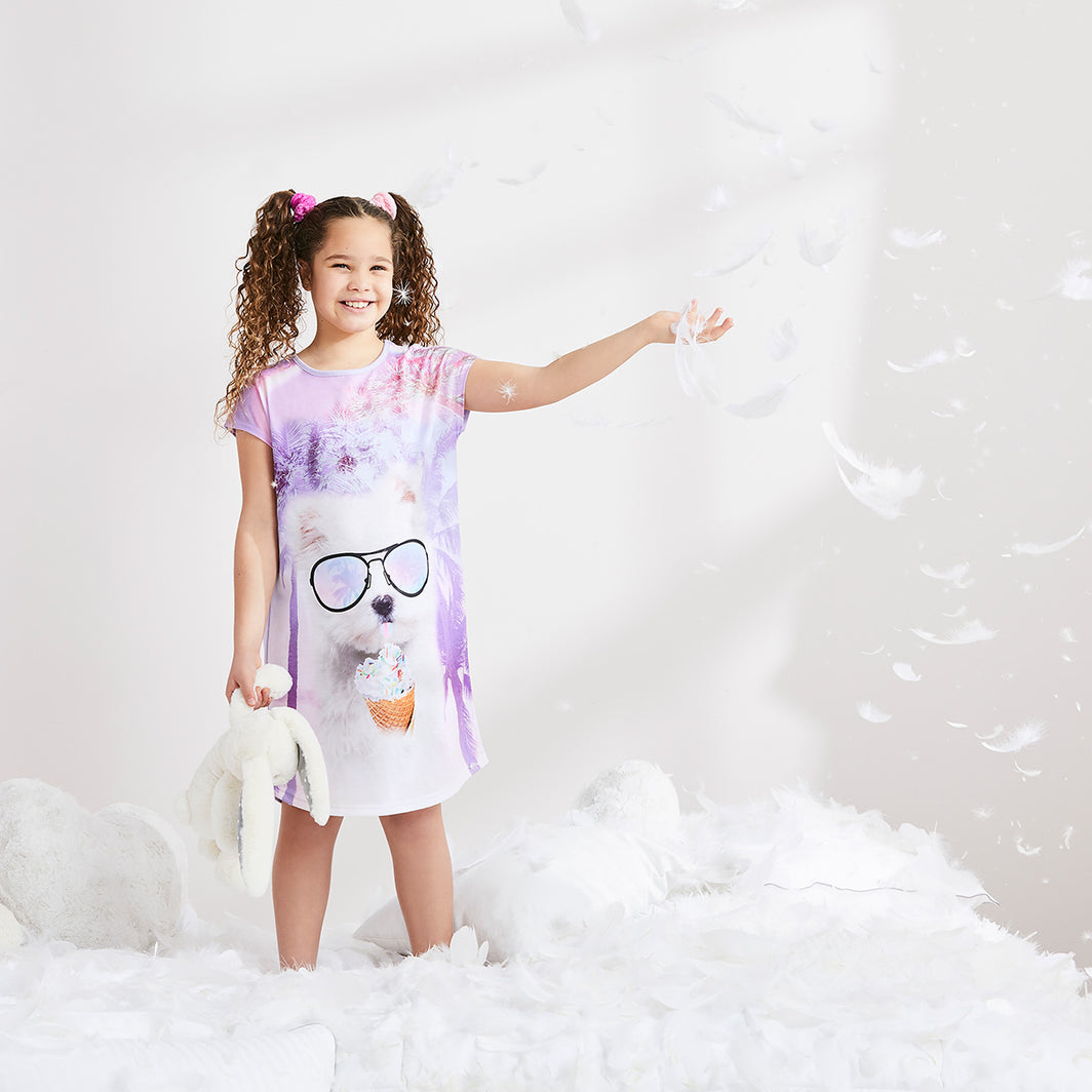 Girl wearing Jellifish Kids gown