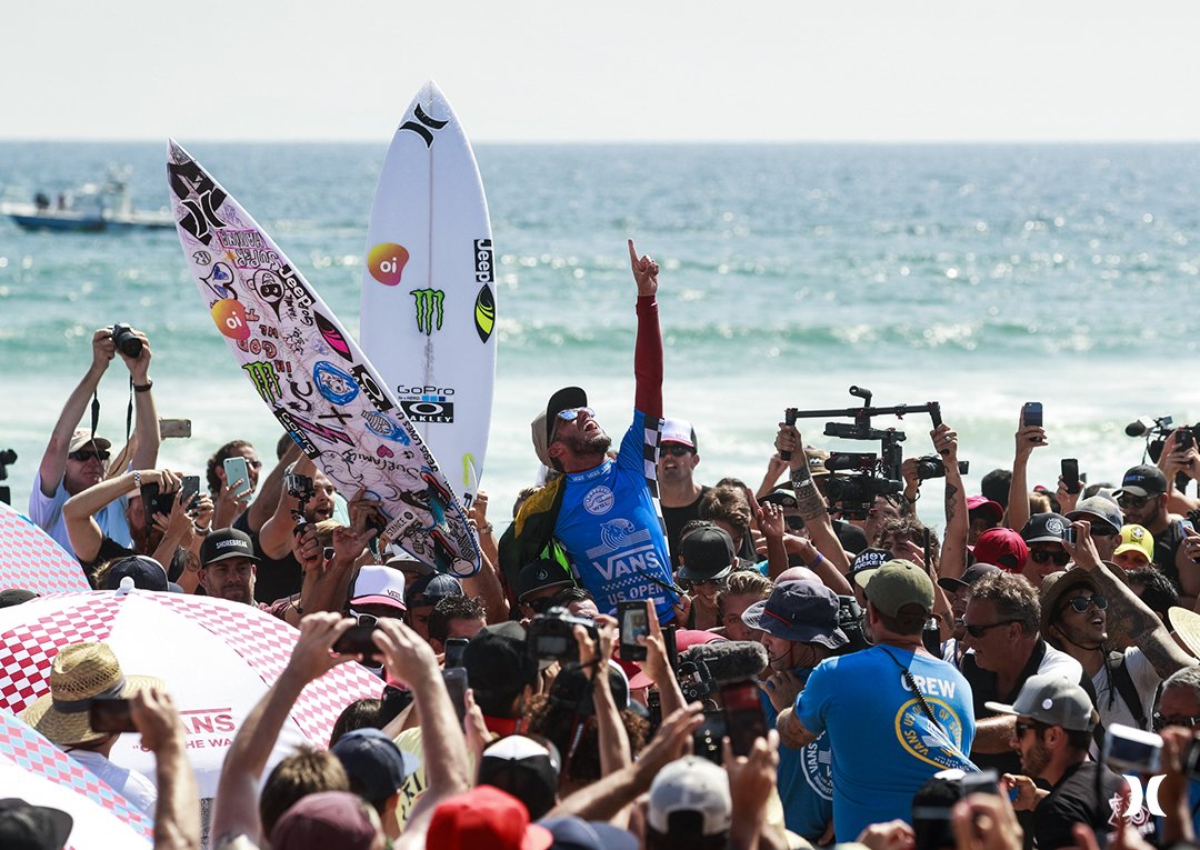 Filipe Toledo Wins Vans US Open of Surfing © Hurley