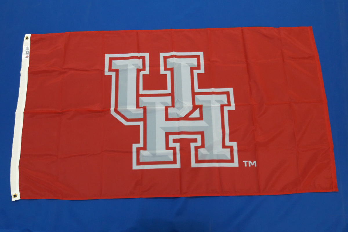 3' x 5' University of Houston beveled logo print Kronberg's Flags and