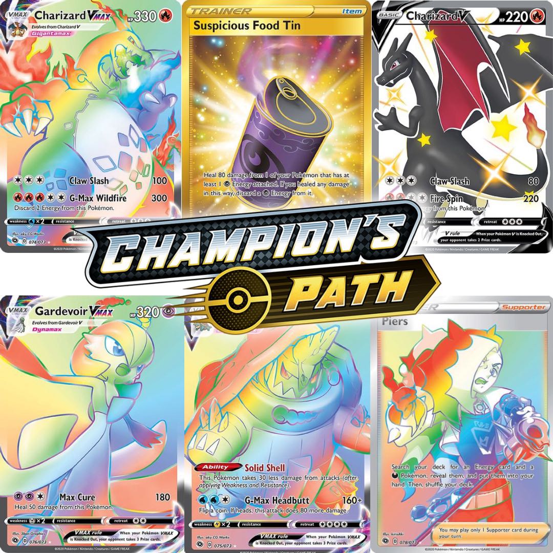 Pokemon TCG Champion's Path Elite Trainer Box Sealed 3-Box LOT 