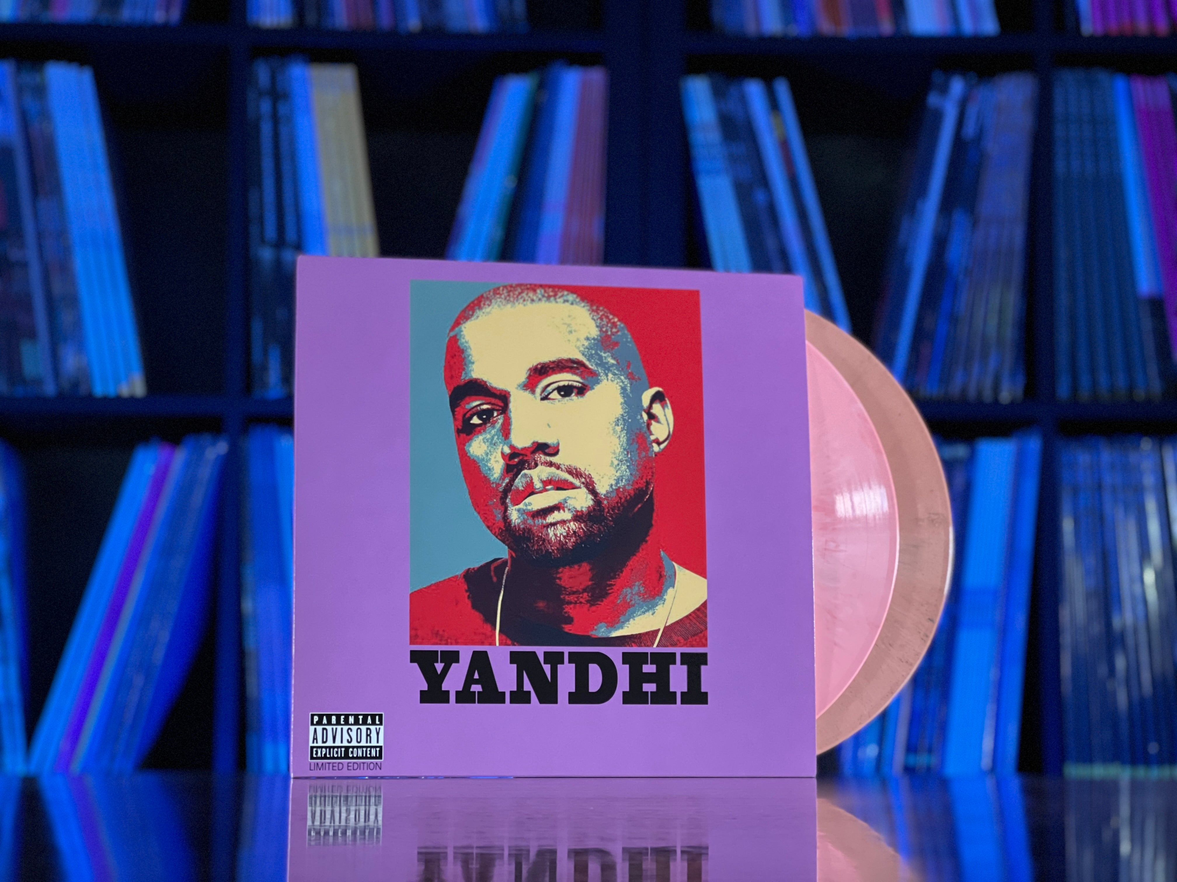 スイーツ柄 ブルー 2LP Kanye West Yandhi 新品 送料込 アナログ盤