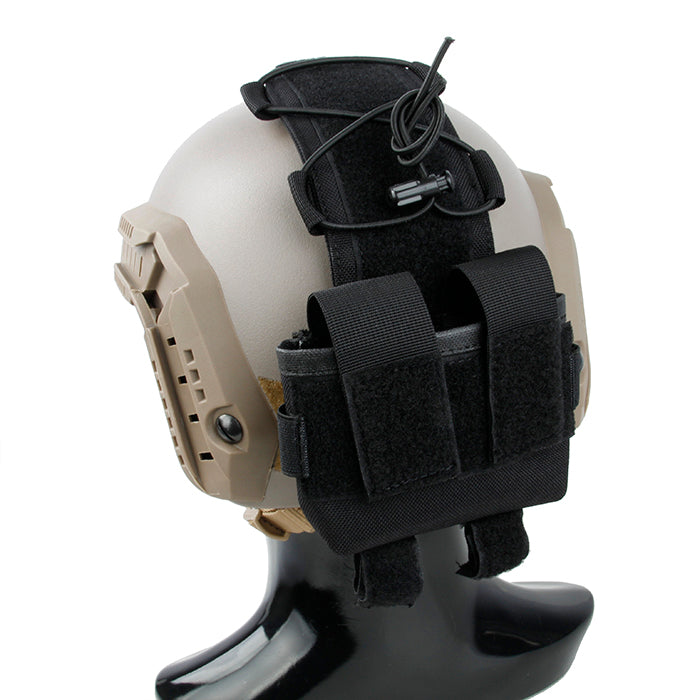 TMC MK2 Helmet Battery Box Counterweight Pouch Black TMC2873-BK 