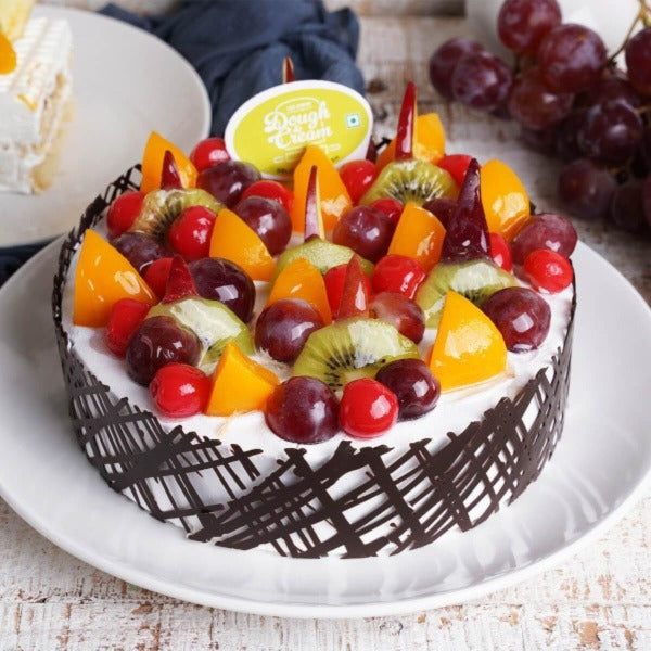 fresh fruit birthday cake